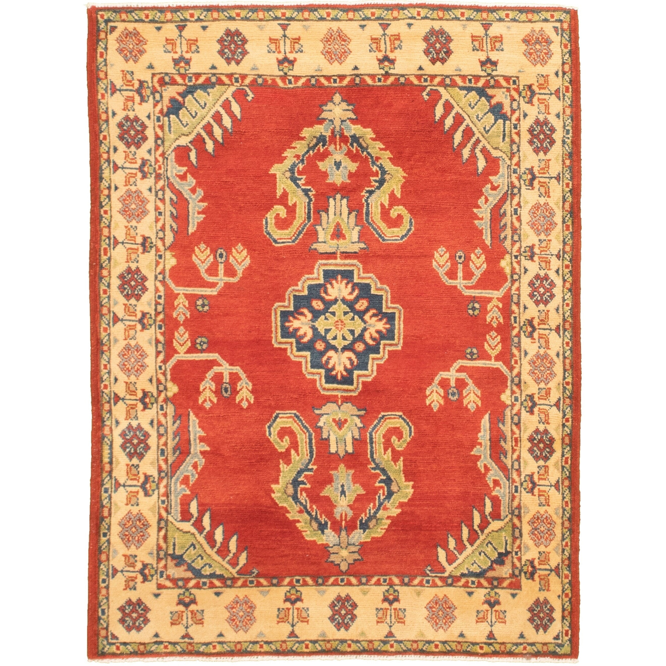 Hand Knotted Finest Gazni Red Wool Rug Ecarpetgallery 310 X 52