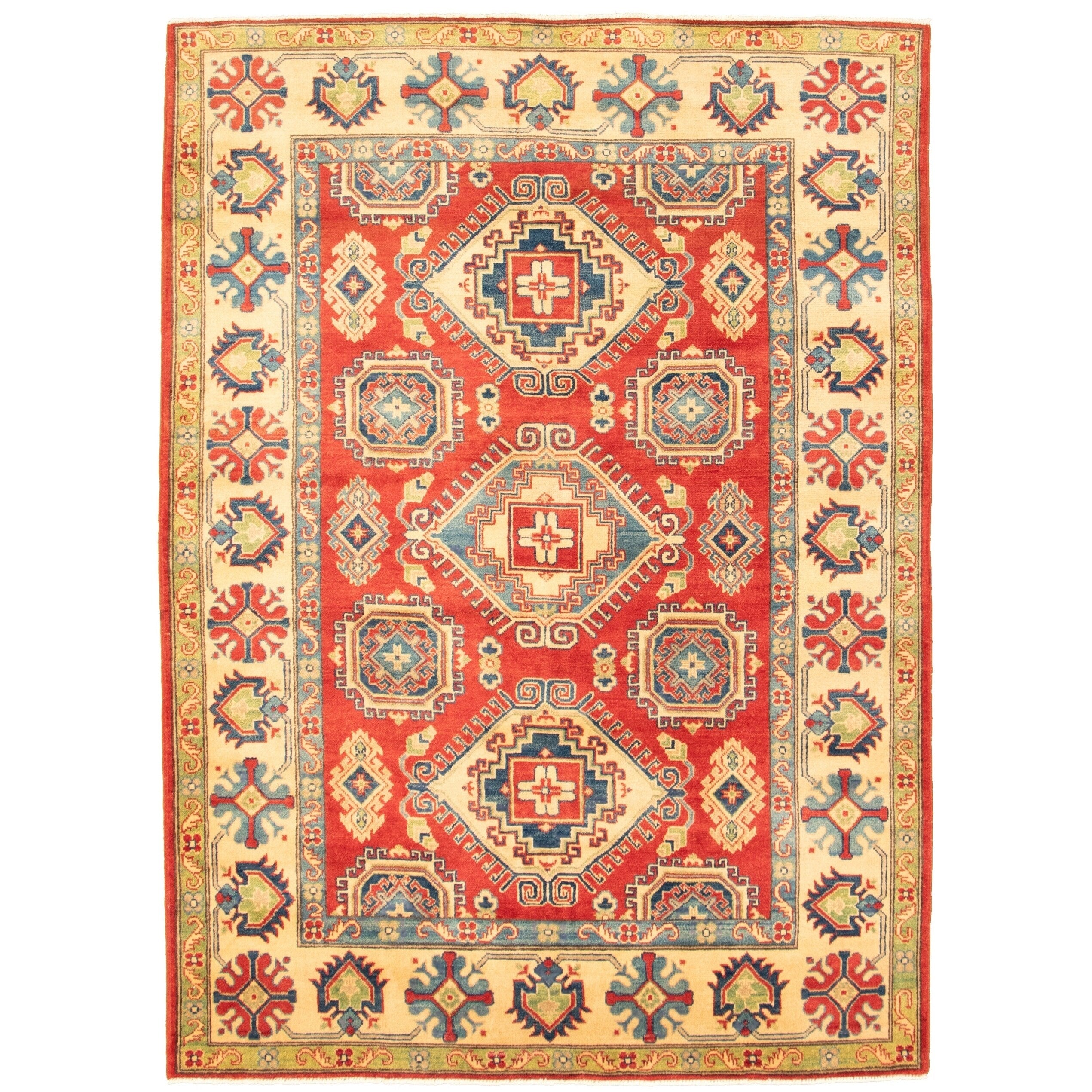 Hand Knotted Finest Gazni Red Wool Rug Ecarpetgallery 511 X 80