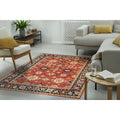 Hand Knotted Wool Rust Traditional Oriental Super Mahal Rug 8 X 10