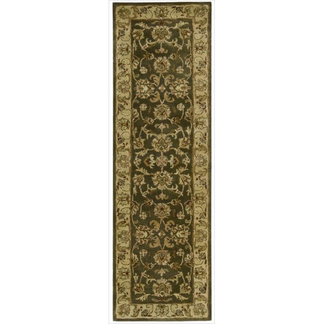 Nourison Hand Tufted Jaipur Chocolate Wool Rug