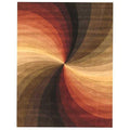 Hand Tufted Wool Contemporary Abstract Swirl Rug Multi 4 X 6