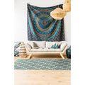 Hand Tufted Traditional Moroccan Trellis Green Wool Area Rug 5 X 7