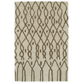Hand Tufted Utopia Fringe Brown Wool Rug 5 X 8