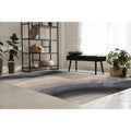 Hand Tufted Wool Blue Contemporary Abstract Desertland Rug 6 X 6