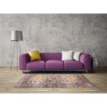 Hand Tufted Wool Blue Traditional Floral Suzani Rug 79 X 99