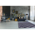 Hand Tufted Wool Blue Traditional Trellis Moroccan Rug 5 X 8