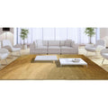 Hand Tufted Wool Gold Contemporary Abstract Morono Rug 4 X 6