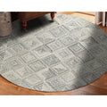 Hand Tufted Wool Multy Grey Transitional Geometric Modern Tufted Rug 6 X 6