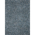 Hand Woven Baxter Blue Shag Rug 76 X 96 76 X 96