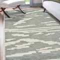 Hand Woven Menlo Park Orange Saree Silk Rug 8 X 10
