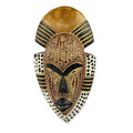 Handcrafted African Wood Ghanas Happiness Mask Ghana