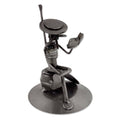 Handmade Auto Part Quixote Reads Cervantes Sculpture Mexico