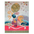 Handcrafted Cotton Cool Chick Batik Wall Hanging Thailand