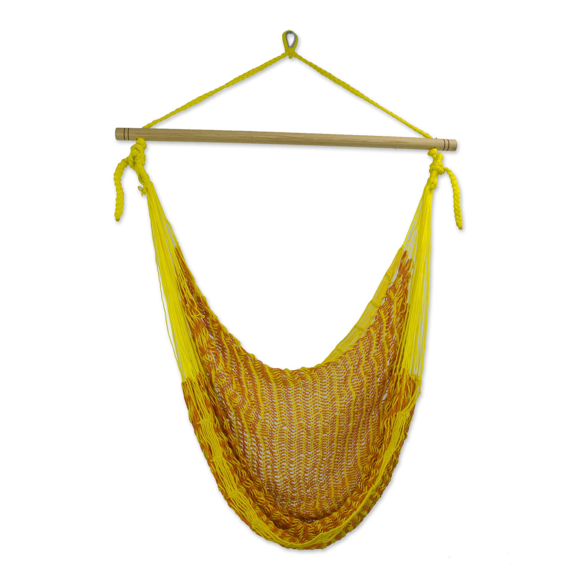 Handmade Cotton Maya Sunflower Hammock Swing Chair Mexico