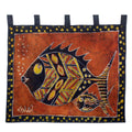 Handcrafted Cotton Nye Ke Bi Batik Wall Hanging Ghana