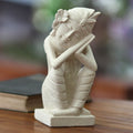 Handmade Sandstone A Boys Daydream Sculpture Indonesia