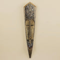 Handcrafted Sese Wood Akan King Of Success African Wall Mask Ghana