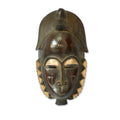 Handcrafted Sese Wood Male Baule Fertility Mask African Mask Ghana