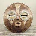 Handcrafted Sese Wood Tears Of Joy Beaded African Wall Mask Ghana
