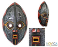 Handcrafted Wood Spirit Talk African Mask Ghana
