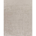 Handloomed Bamboo Silk Wool Ivory Area Rug 6 X 9