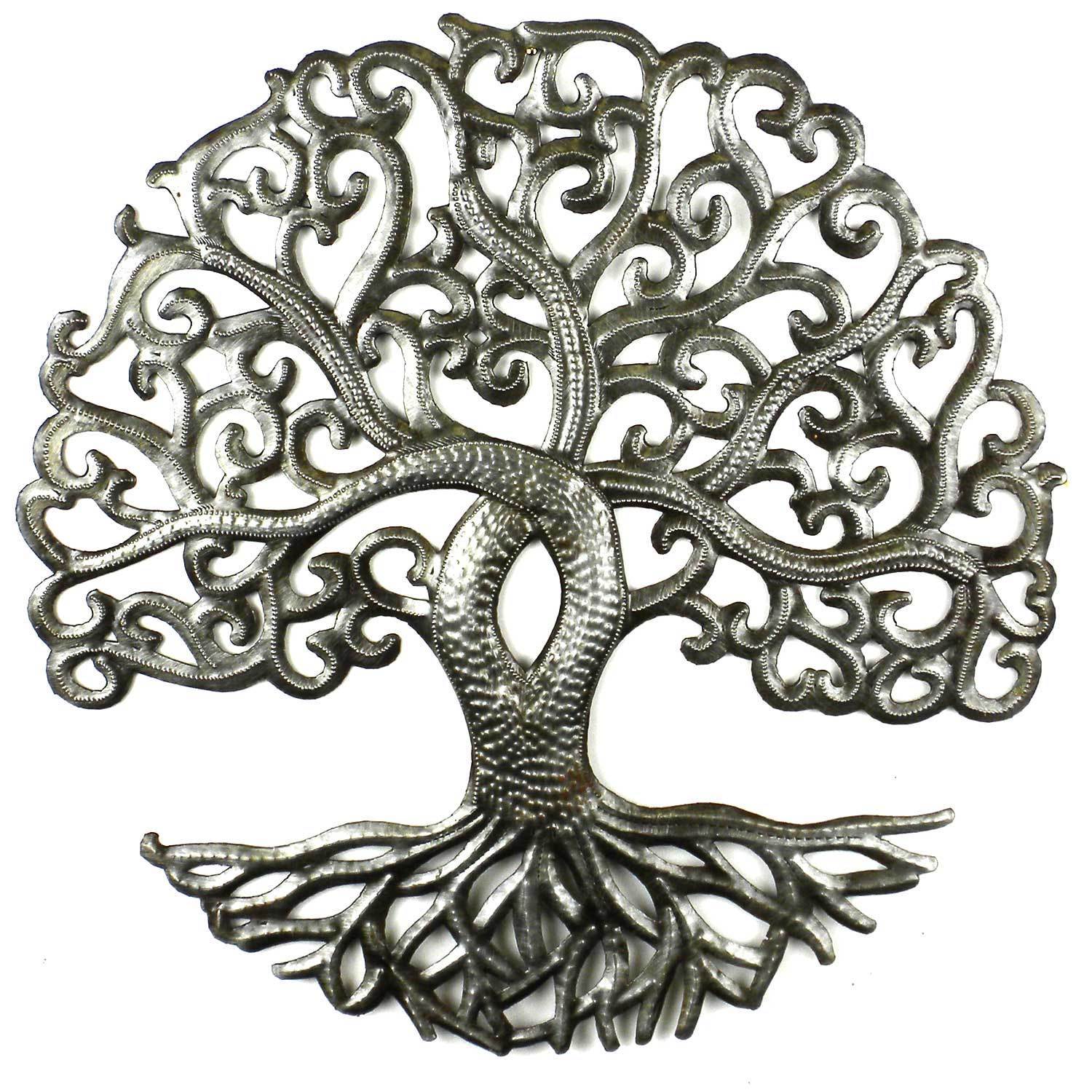 Handmade 14 Inch Tree Of Life Curly Branches Haiti