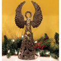 Handmade 16 Inch Metalwork Angel Wings Up Handmade In Haiti
