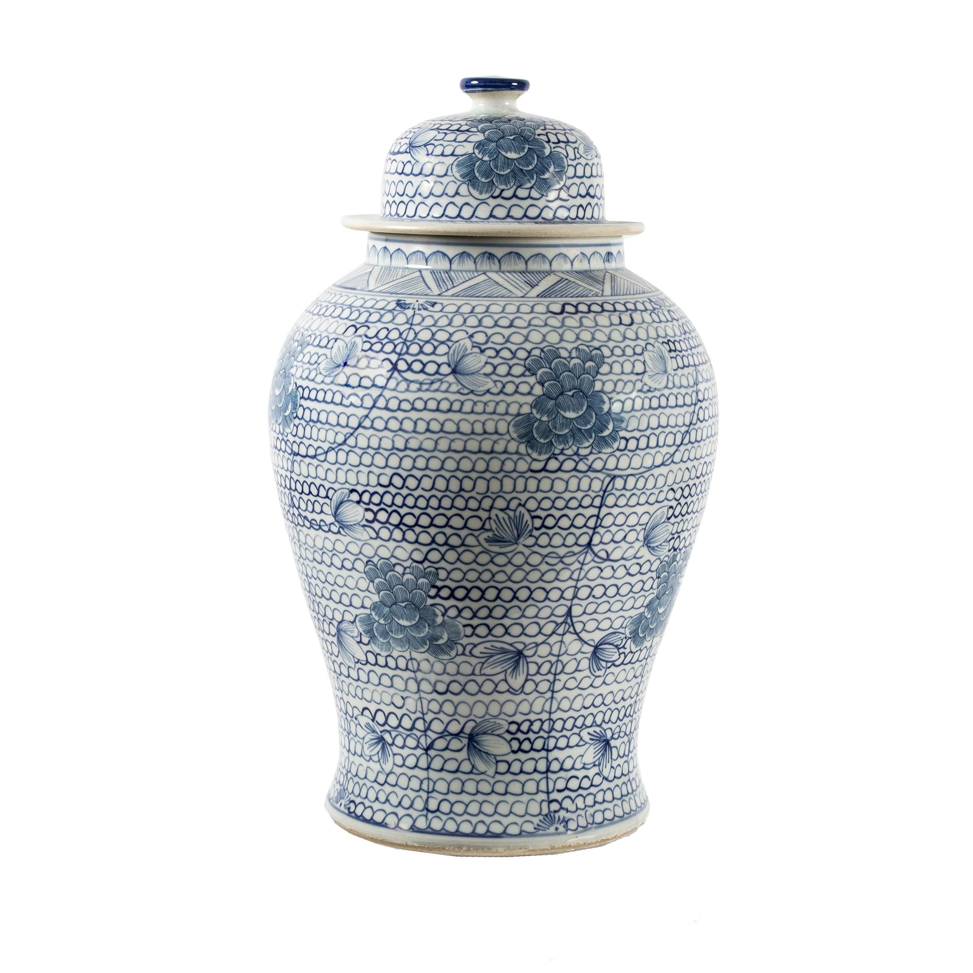 Chain 16 H Temple Decorative Jar