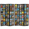 Double Sided Tarot 6 Foot Tall Canvas Room Divider