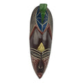 Handmade Adi Pa African Wood Mask Ghana