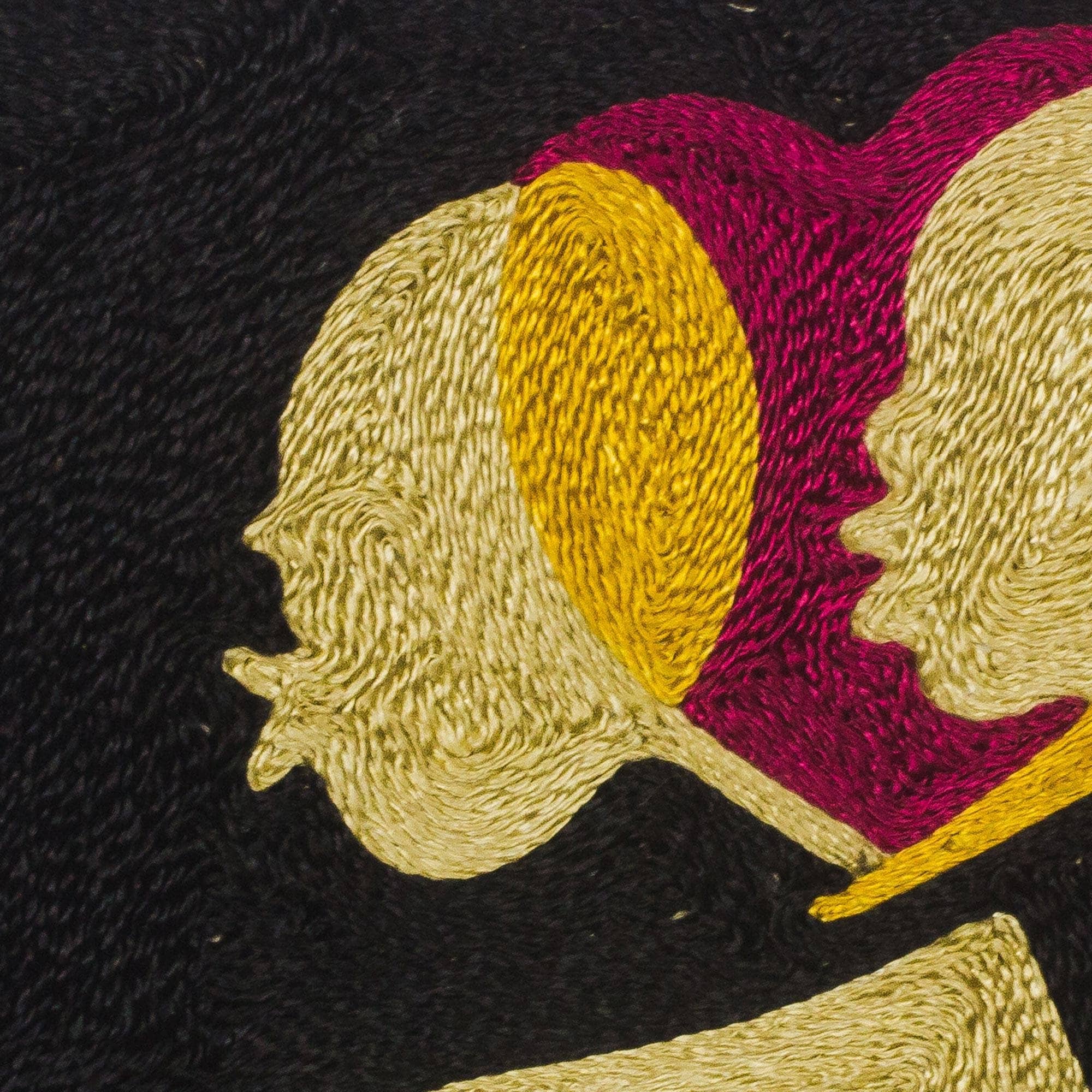 Handmade African Identity Silk Wall Art Indonesia