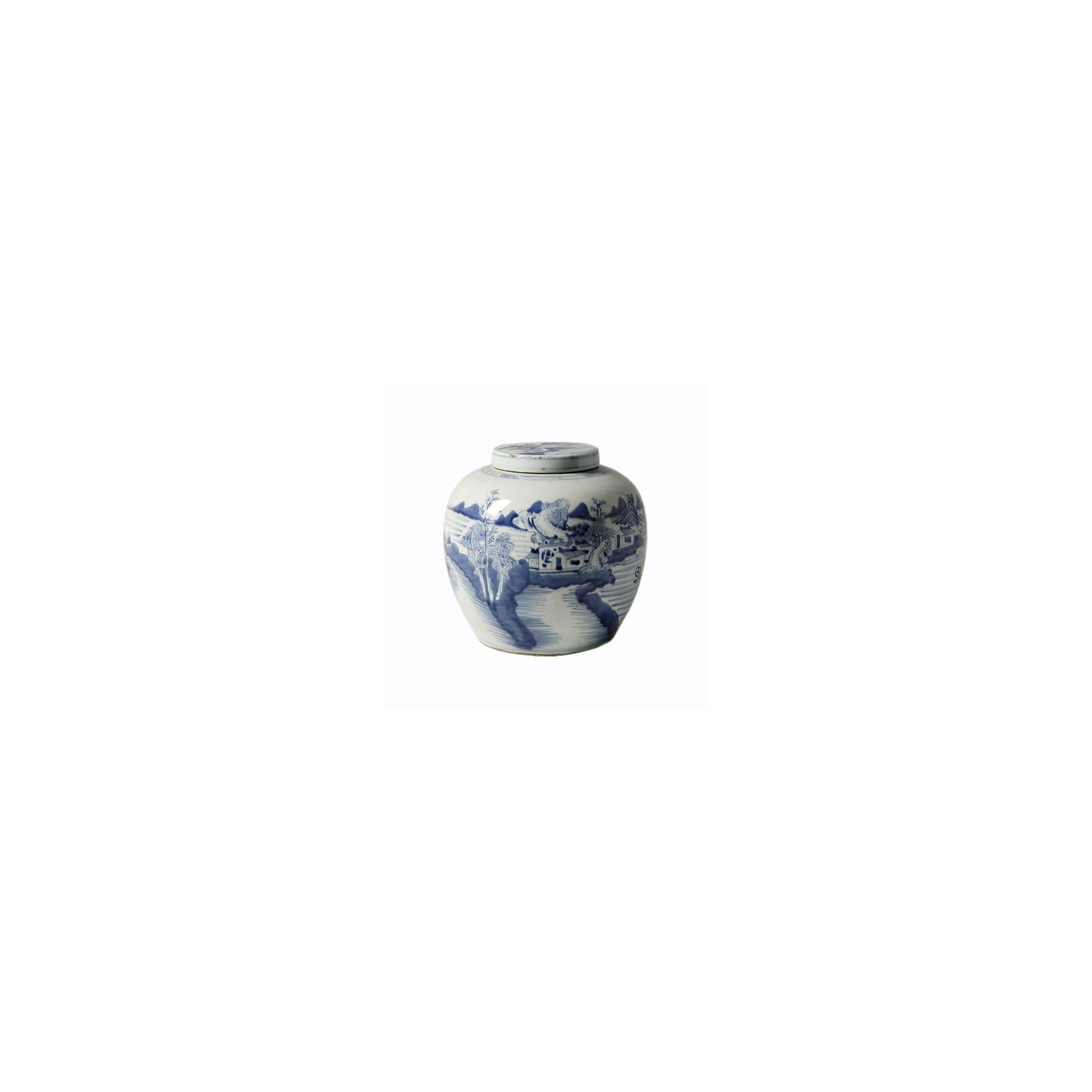 Ancestor Landscape Design Decorative Jar