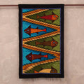 Handmade Andean Fish Wool Tapestry Peru