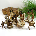 Banana Fiber Handmade Nativity Set Kenya