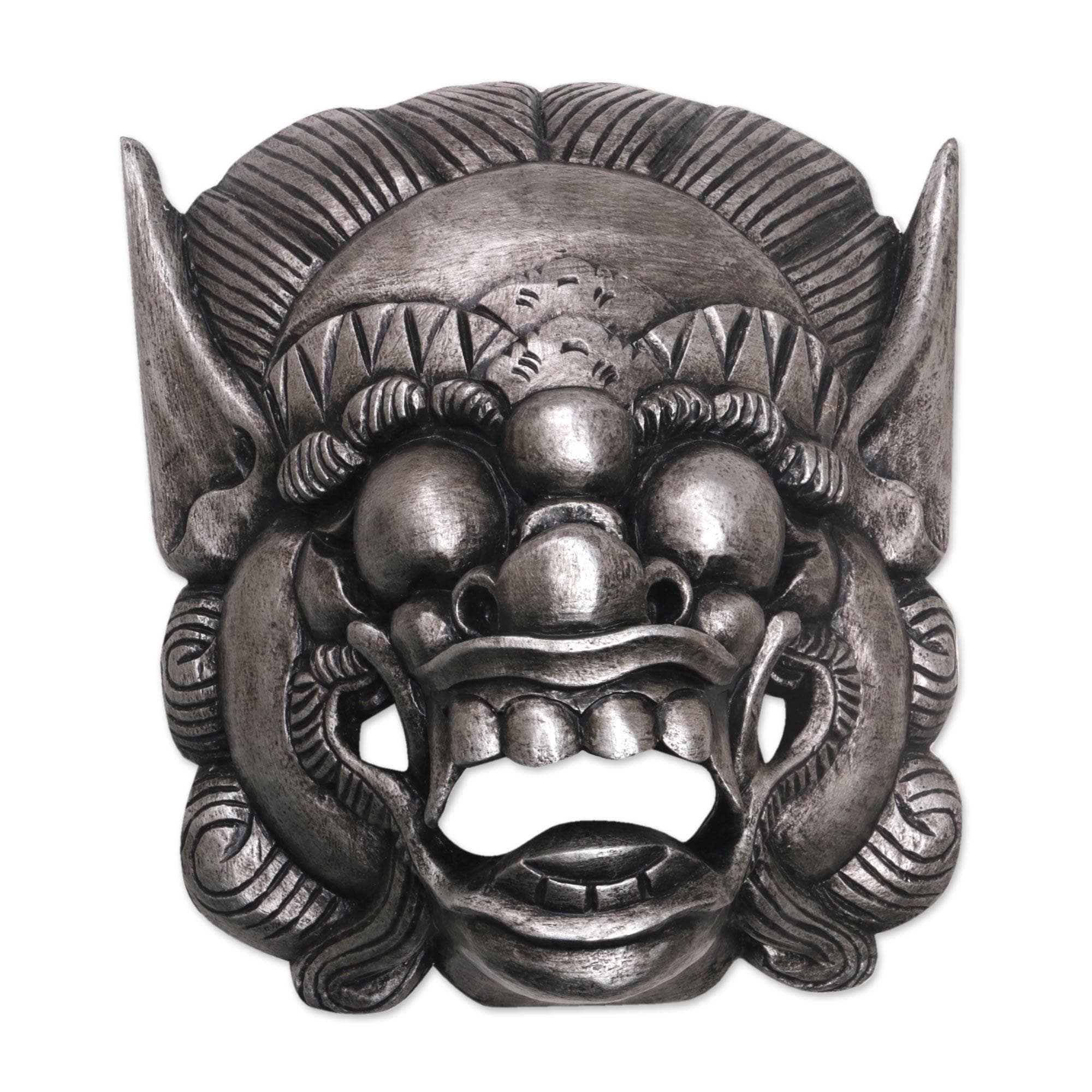 Handmade Barong Celeng Wood Mask Indonesia