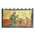 Handmade Batik Fufui Beih Wall Hanging Ghana