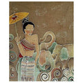 Handmade Batik Grace And Power Wall Hanging Thailand