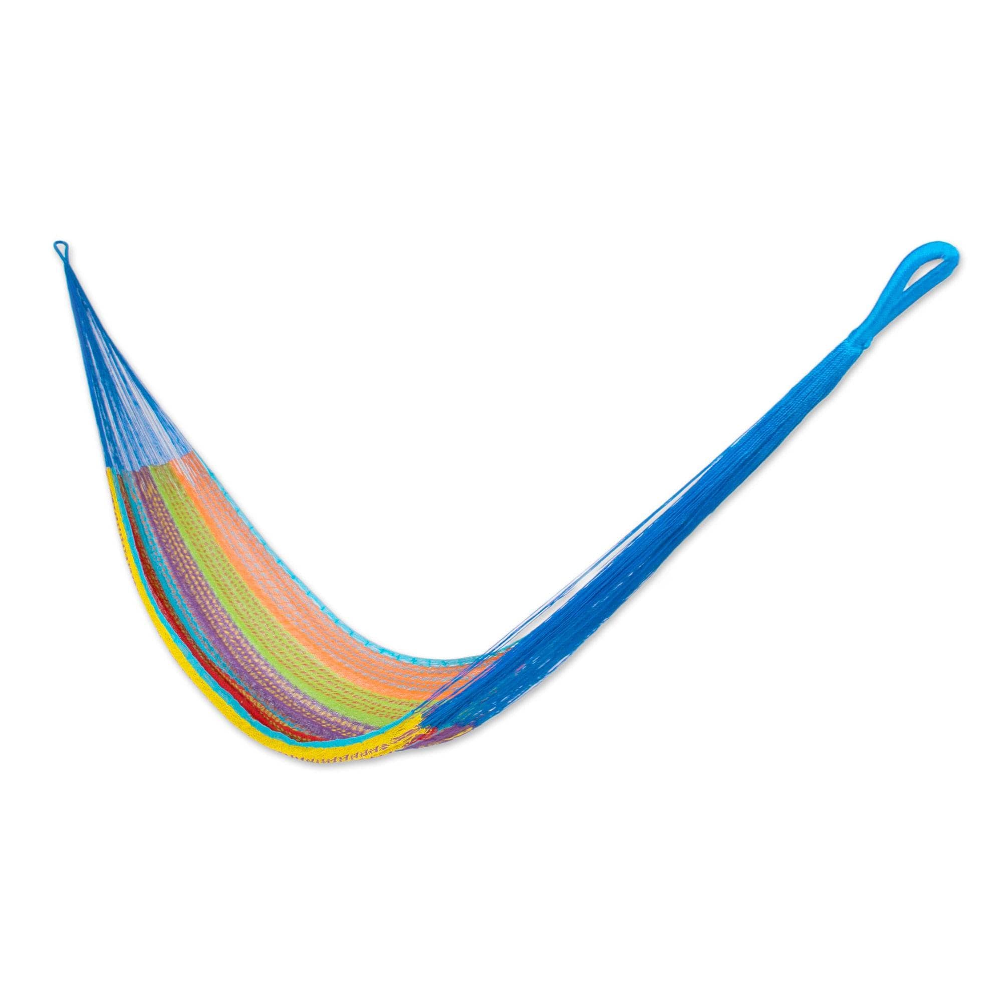 Handmade Beach Breeze Handwoven Hammock Mexico
