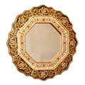 Hand Painted Black Star Mirror Peru Black Metallic