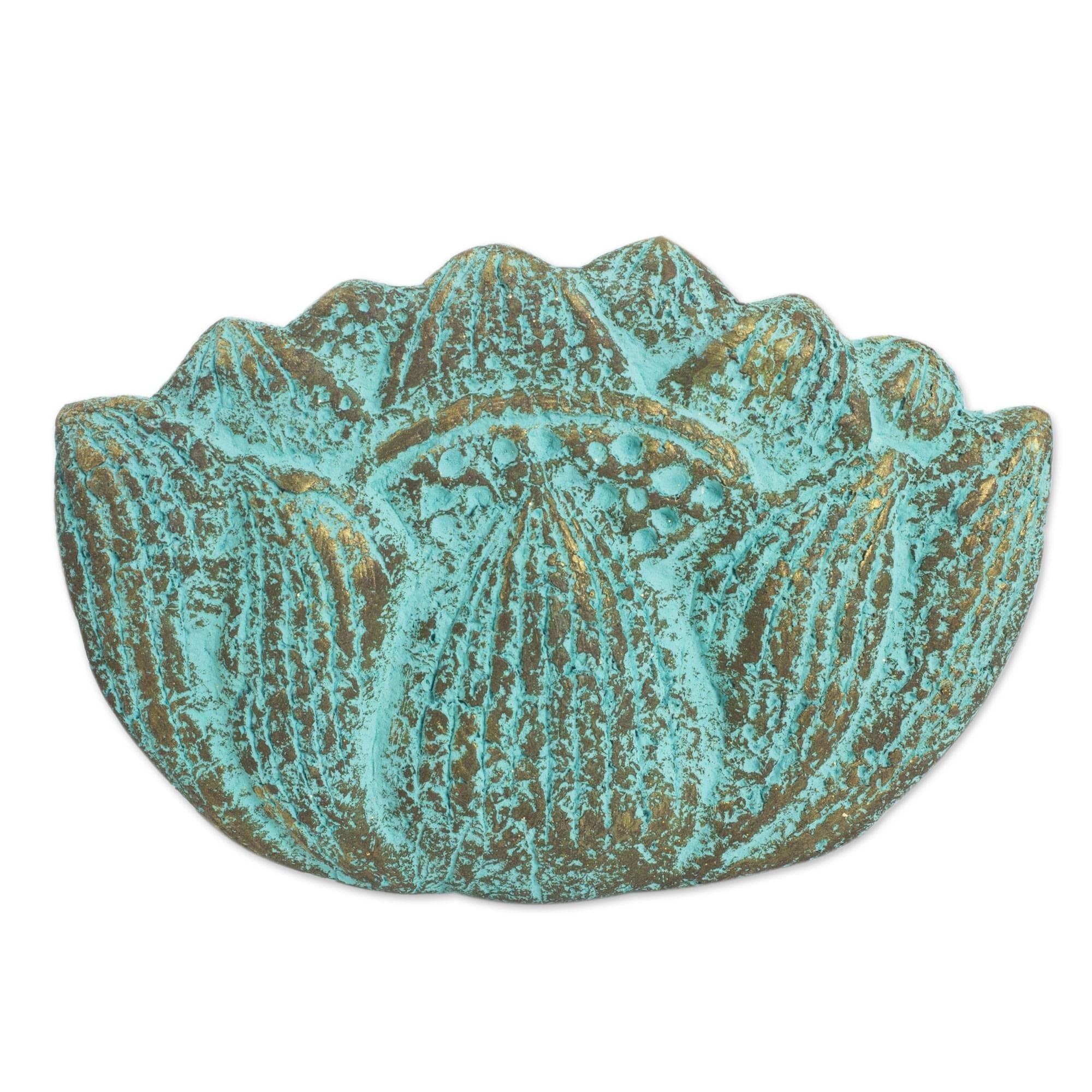 Handmade Blushing Lotus Recycled Paper Wall Sculpture Thailand N A