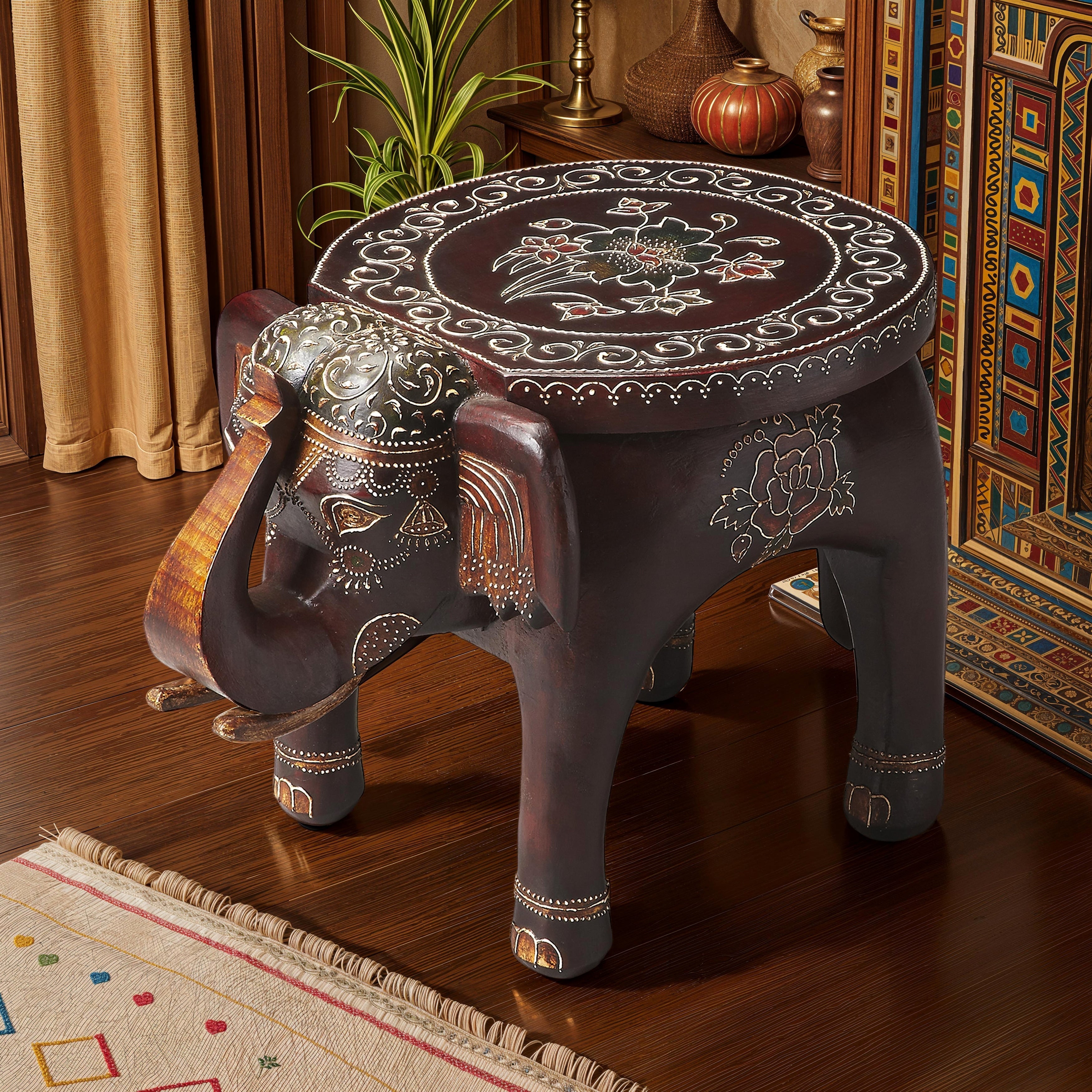 Handmade Butler Botswana End Table India