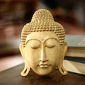 Handmade Buddhas Wood Eternal Bliss Masks Indonesia