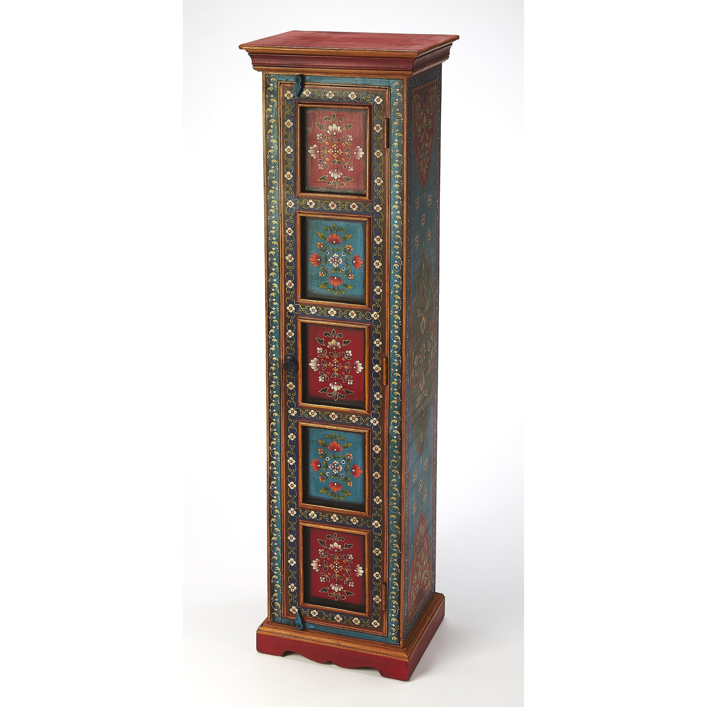 Butler Amir Hand Painted Tall Cabinet