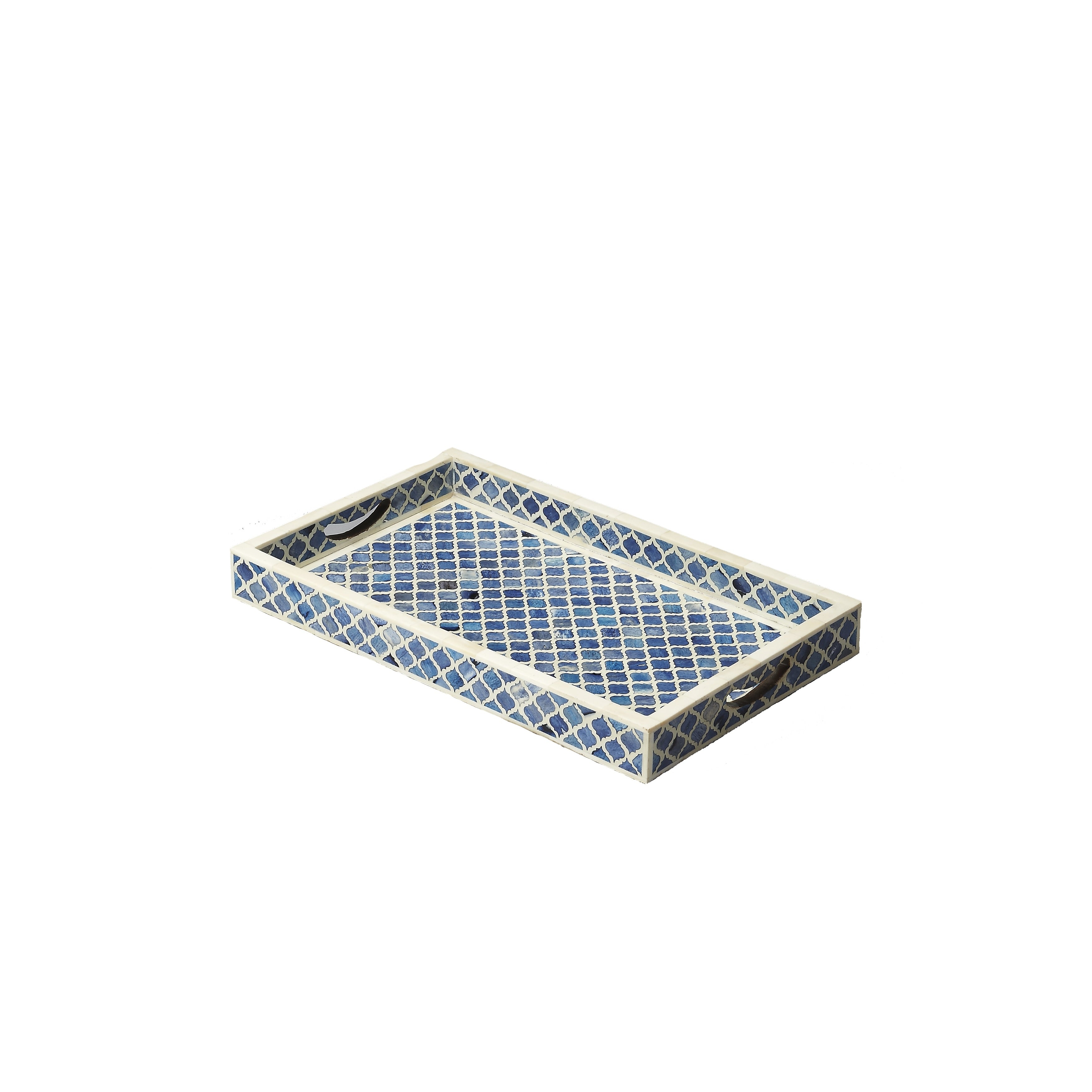 Handmade Butler Bone Inlay Serving Tray India