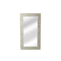 Handmade Butler Bone Inlay Wall Mirror India White Grey