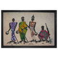 Handmade By The Roadside Cotton Batik Wall Art Ghana 51 X 35 X 6