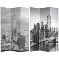 Handmade Canvas New York City Double Sided Room Divider China