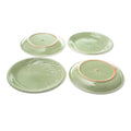 Handmade Celadon Ceramic Dessert Plates Thailand