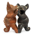 Handmade Ceramic Dancing Colima Dogs Sculpture Mexico
