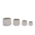 Handmade Ceramic Planter Set Of 4 Perfect For Succulents Cacti